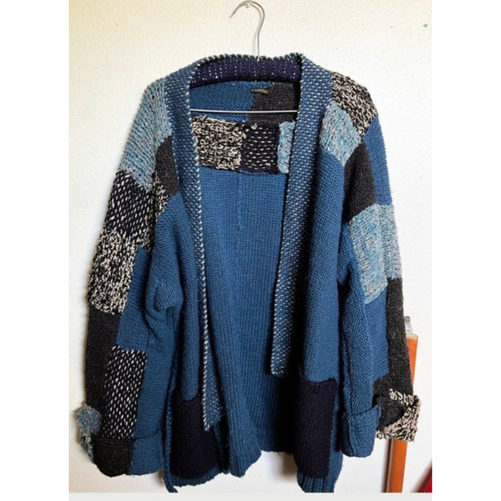 KAPITAL WOOL HAND KNIT TUGIHAGI KESA CARDIGAN